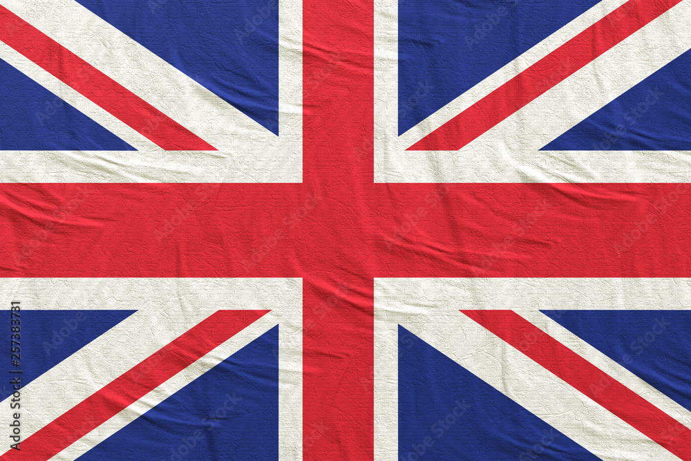 Fototapeta premium United Kingdom flag waving