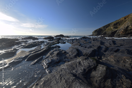 Rock Pools Tregardock Beach North Cornish Coast