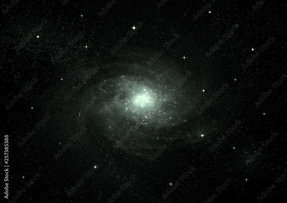 Fototapeta premium galaxy in a free space