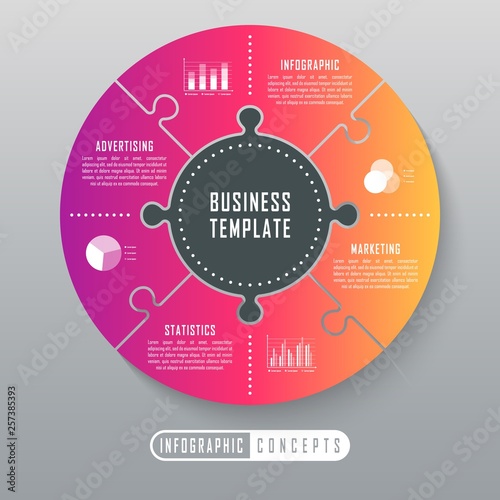 Infographic timeline template can be used for chart, diagram, web design, presentation, advertising, history. Vector infographic illustration