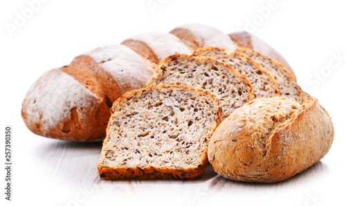 Foto Composition with assorted bakery products