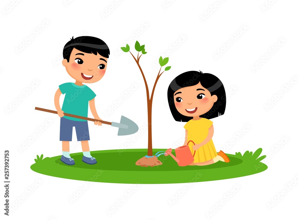 Arbor Day of Earth Day Vector Illustration. For Greeting Card, Flyer, Poster and Banner Arbor Day of Earth Day Vector Illustration. For Greeting Card, Flyer, Poster and Banner