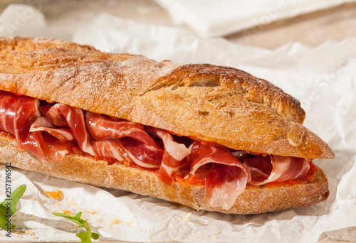 Spanish ham sandwich