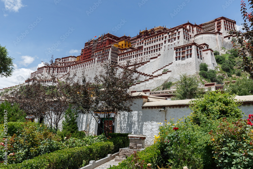 View on Potala Palace (Lhasa, Tibet, China)