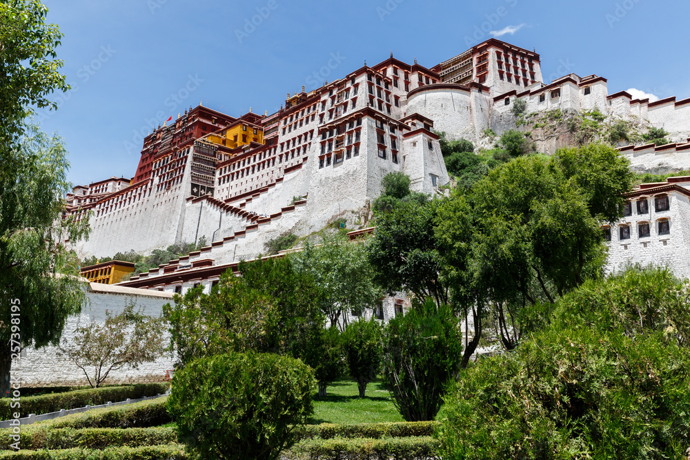 Green Potala Palace II (Lhasa, Tibet, China)