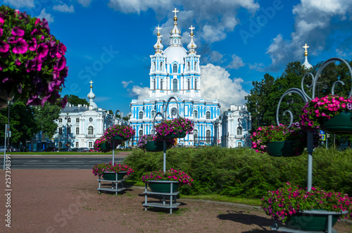 Majestic building in baroque style