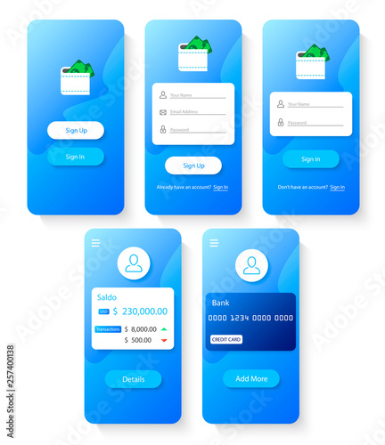 set user interface
