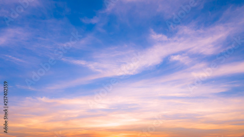 background abstract blue sky evening time beautiful © SHUTTER DIN