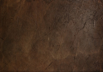 Dried tobacco leaf close up texture