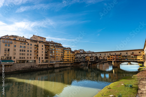 Florence Italy - Ponte Vecchio and Arno River