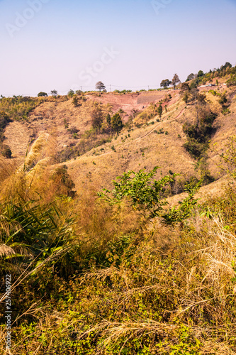 Mountain view in Nan province photo