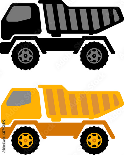 dumper truck illustration