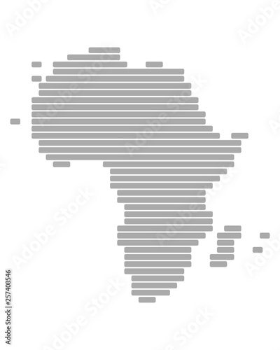 Karte von Afrika