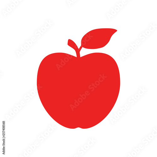 Apfel und Hintergrund