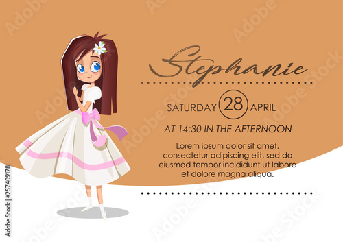 Invitation card First communion