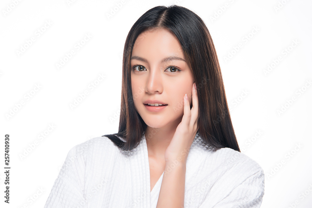 Beautiful Young asian Woman with Clean Fresh Skin Beautiful Young asian Woman with Clean Fresh Skin