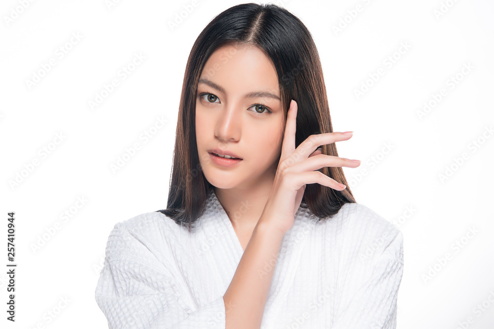 Beautiful Young asian Woman with Clean Fresh Skin Beautiful Young asian Woman with Clean Fresh Skin