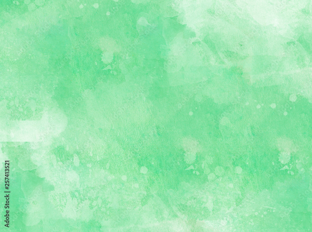 green abstract watercolor background  texture