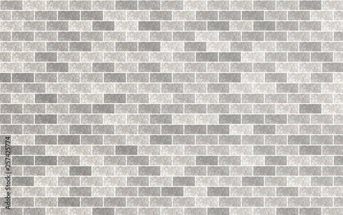 Light gray and white brick material texture retro wall background