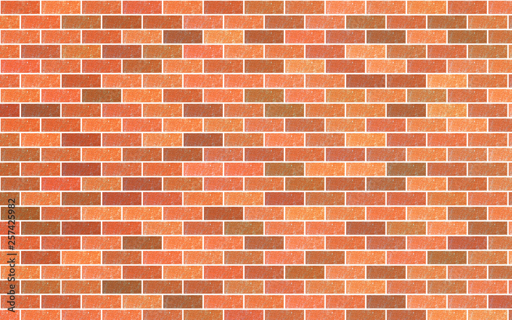 Light red and brown brick material texture retro wall background Light red and brown brick material texture retro wall background