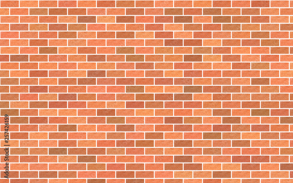 Light red and brown brick material texture retro wall background Light red and brown brick material texture retro wall background