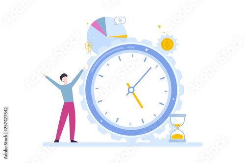 Time management concept. Idea of schedule and organization