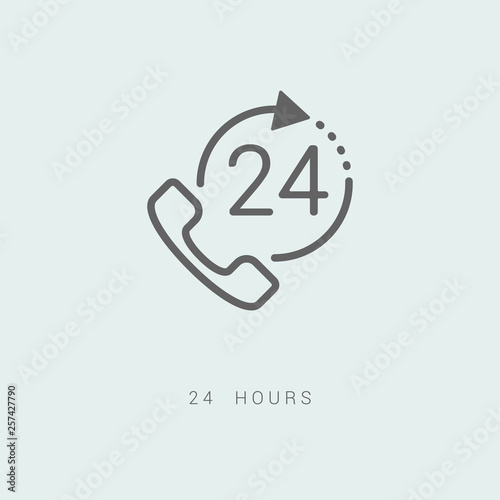 24/7 icon