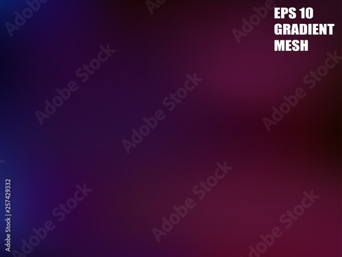 Background gradient blurry mesh abstract in purple, pink and blue colors. EPS10. Free editable.