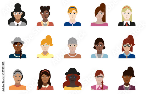 Frauen Business Avatare