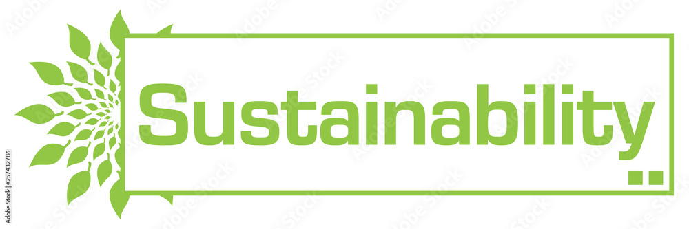 Sustainability Leaves Circular Bar Sustainability Leaves Circular Bar