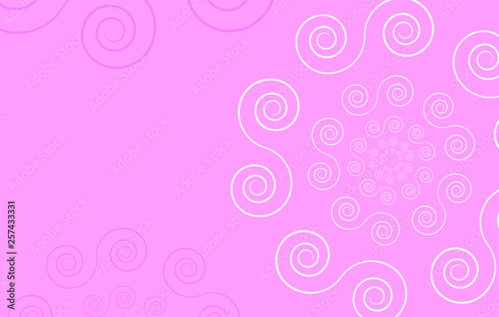 Floral Pattern Vector Background. Abstract Illustration of circular formation of smooth flourishes. Floral Pattern Vector Background. Abstract Illustration of circular formation of smooth flourishes.