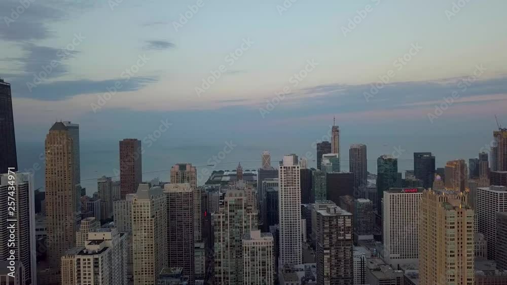 Aerial View of Chicago, Illinois - 4k Aerial View of Chicago, Illinois - 4k