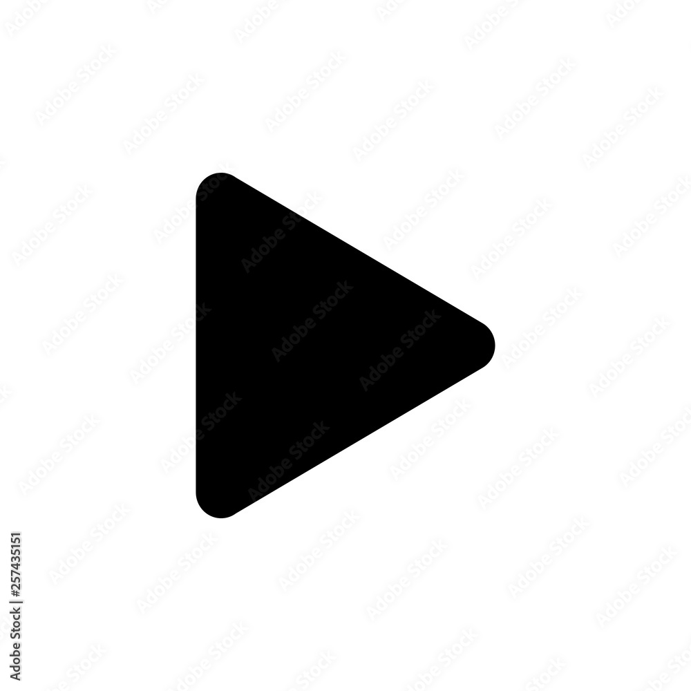 play Icon vector. Play button vector icon play Icon vector. Play button vector icon