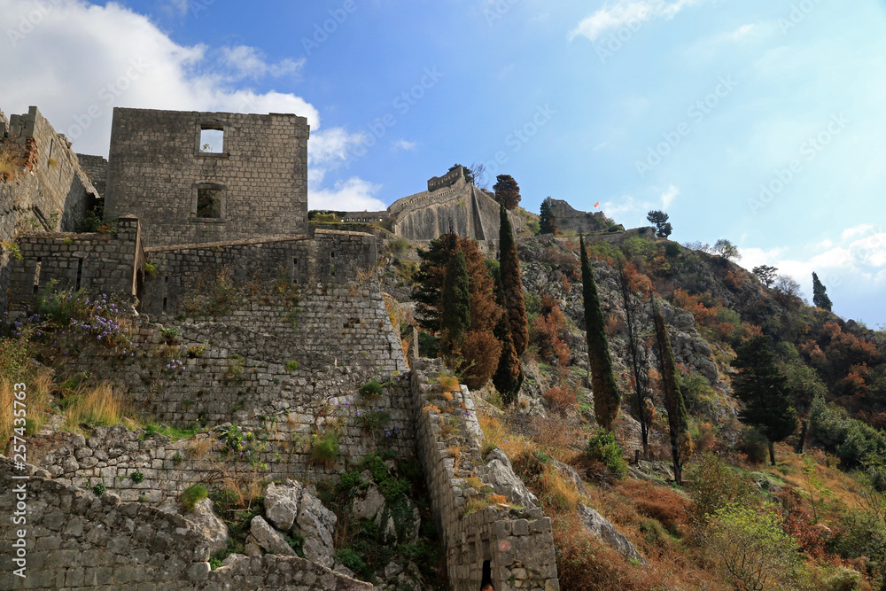 Castle Of San Giovanni, Kotor, Bay of Kotor, Boka Kotorska, Montenegro