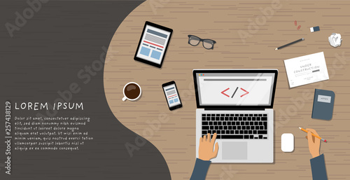 Office Work Website Banner