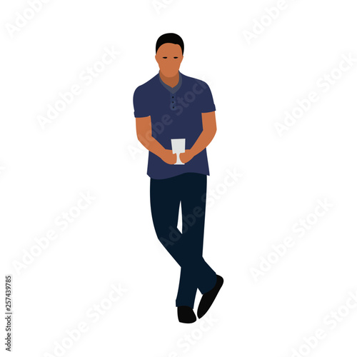 full length portrait of young man