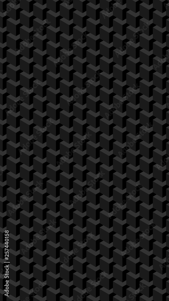 Vertical geometric cubes pattern. Trendy background in isometric style. Wall of cubes. Vertical geometric cubes pattern. Trendy background in isometric style. Wall of cubes.