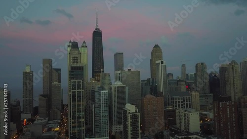 John Hancock Building - 4k Aerial