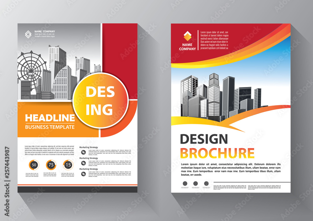 Brochure design, cover modern layout, annual report, poster, flyer in A4 with colorful triangles, geometric shapes for tech, science, market with light background Brochure design, cover modern layout, annual report, poster, flyer in A4 with colorful triangles, geometric shapes for tech, science, market with light background