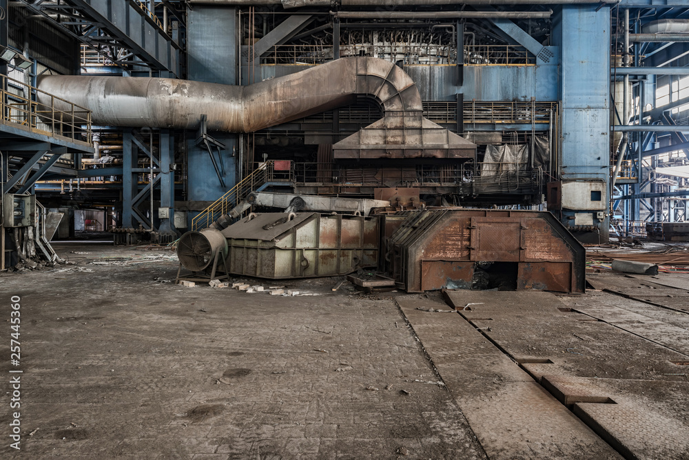 abandoned old industrial steel factory abandoned old industrial steel factory