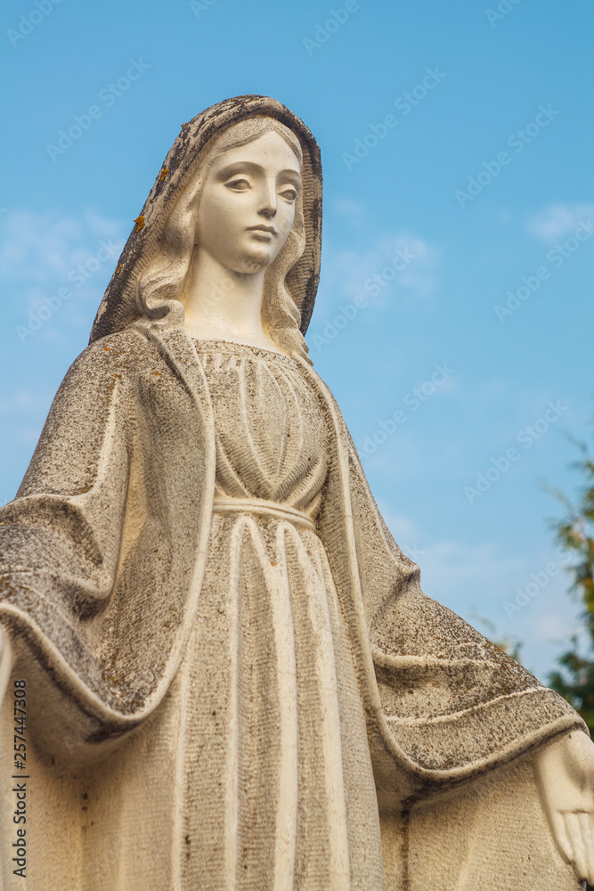 Fototapeta premium Old Classic Stone Statue of Maria Magdalena