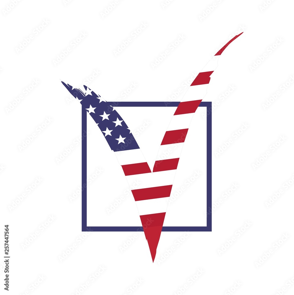 Obraz premium 2020 United States of America Presidential Election banner