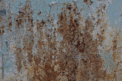 gray brown metal texture from rusty old rubbed wall