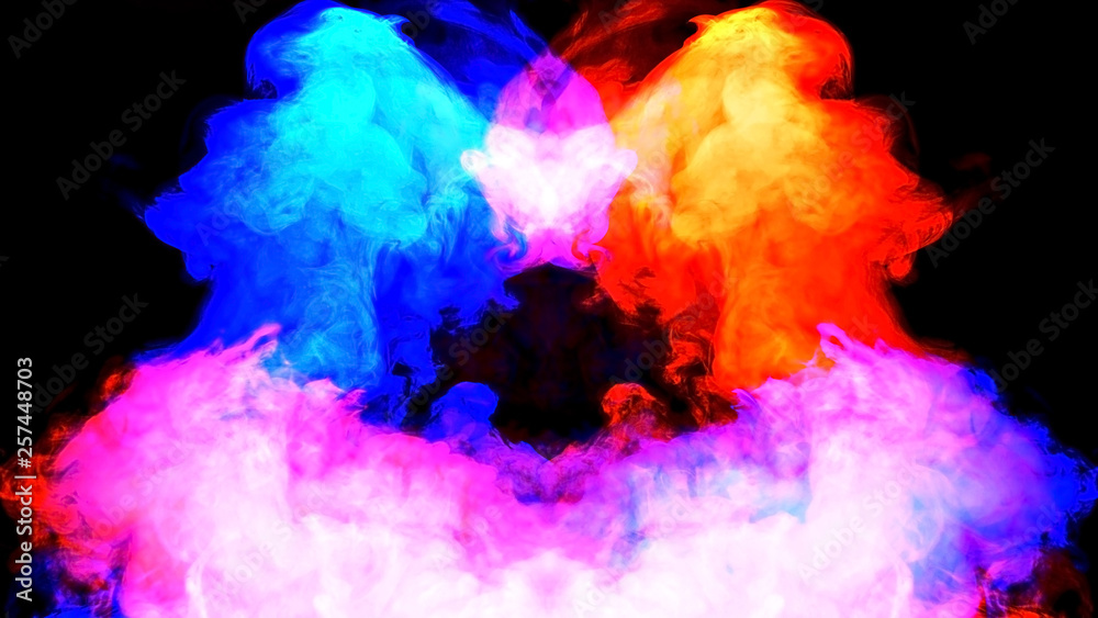 smoke of color smoke of color