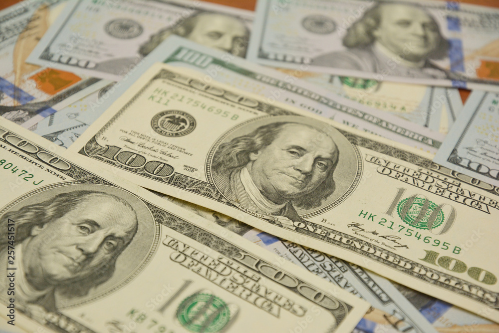 100 dollar photo. American Dollars Cash Money. One Hundred Dollar Banknotes. 100 dollar photo. American Dollars Cash Money. One Hundred Dollar Banknotes.