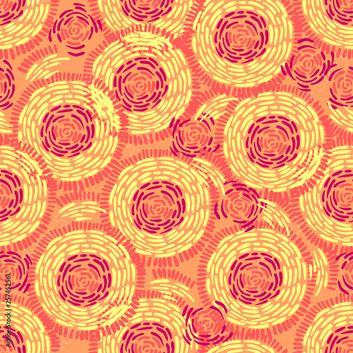 Abstract Ikat and boho style handcraft fabric pattern. Traditional Ethnic design for clothing and textile background, carpet or wallpaper