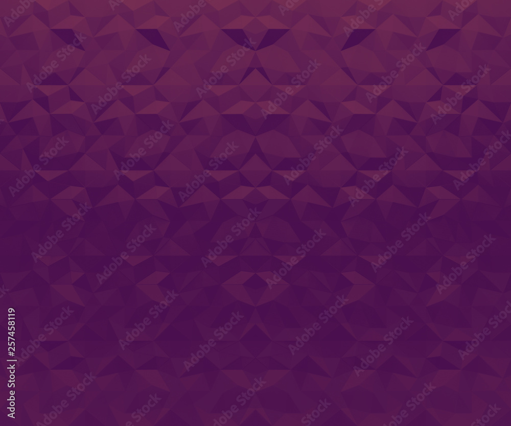 Abstract geometric purple lilac background. Geometric design, template for layout, web site, creative background of polygons, wallpaper. Edge, plane, the play of light and shadow.