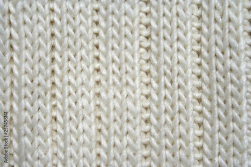 white color knitted wool as background