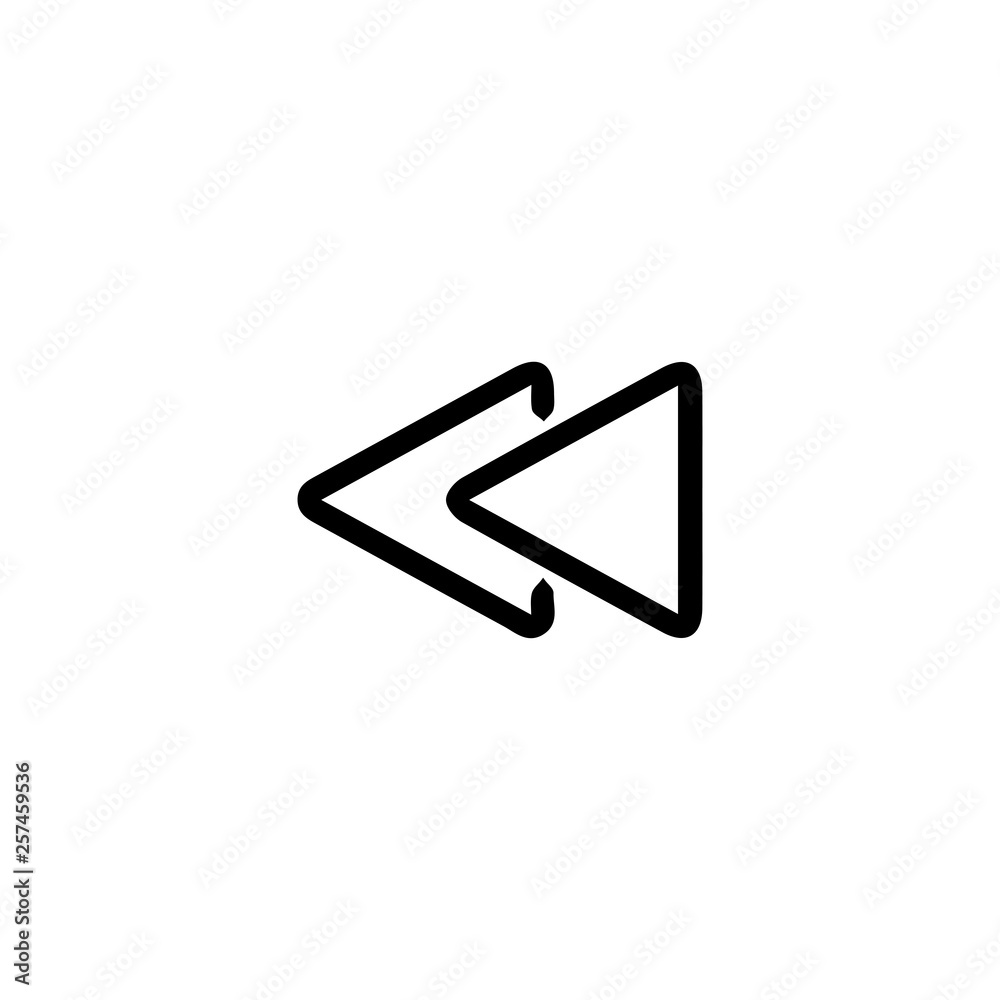 Arrow icon. Music player change sign Arrow icon. Music player change sign