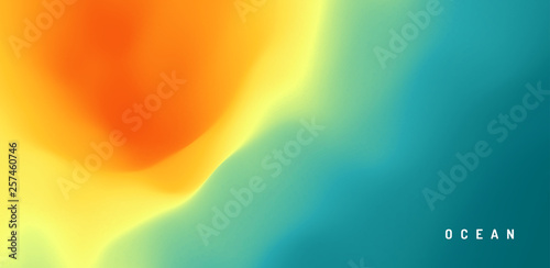 Water surface. Wave of ocean on the sandy beach. Nature background. Modern screen design for mobile app and web. Summer vector illustration.